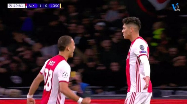 El golazo de Edson Álvarez con el que se estrena en Champions League