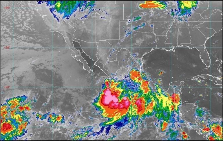 Jalisco, Michoacán, Colima y Guerrero, en alerta amarilla por "Narda