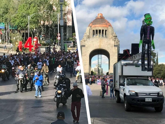 Marchan contra iniciativa de ley de comercio en CDMX