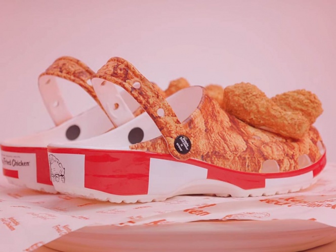 KFC y Crocs estrenan zapatos para los amantes del pollo frito