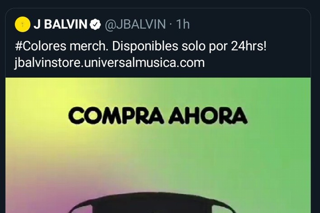 Tunden a J Balvin por vender cubrebocas en época de coronavirus