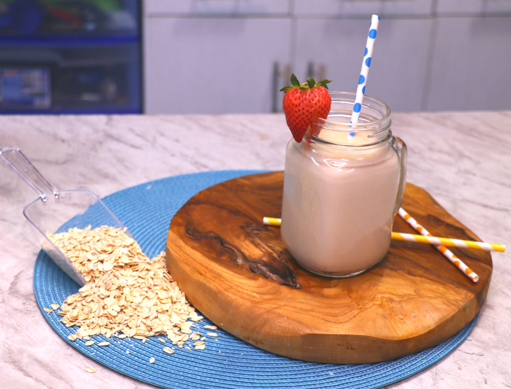 Toma agua de avena, ¡sabe a horchata, pero es más sana!