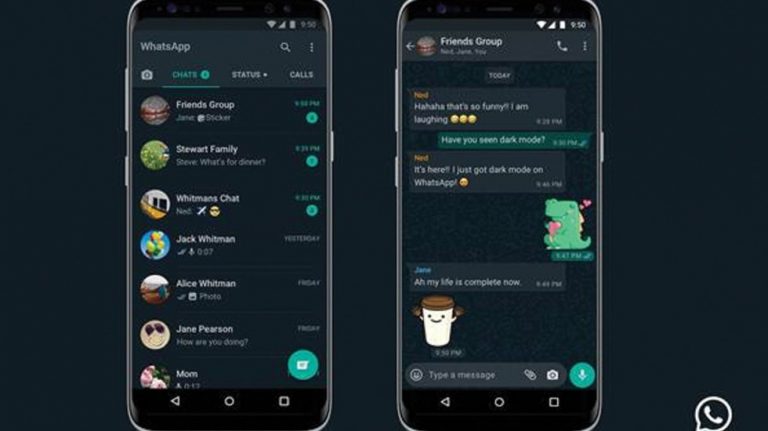 WhatsApp dio a conocer que ya tiene modo oscuro