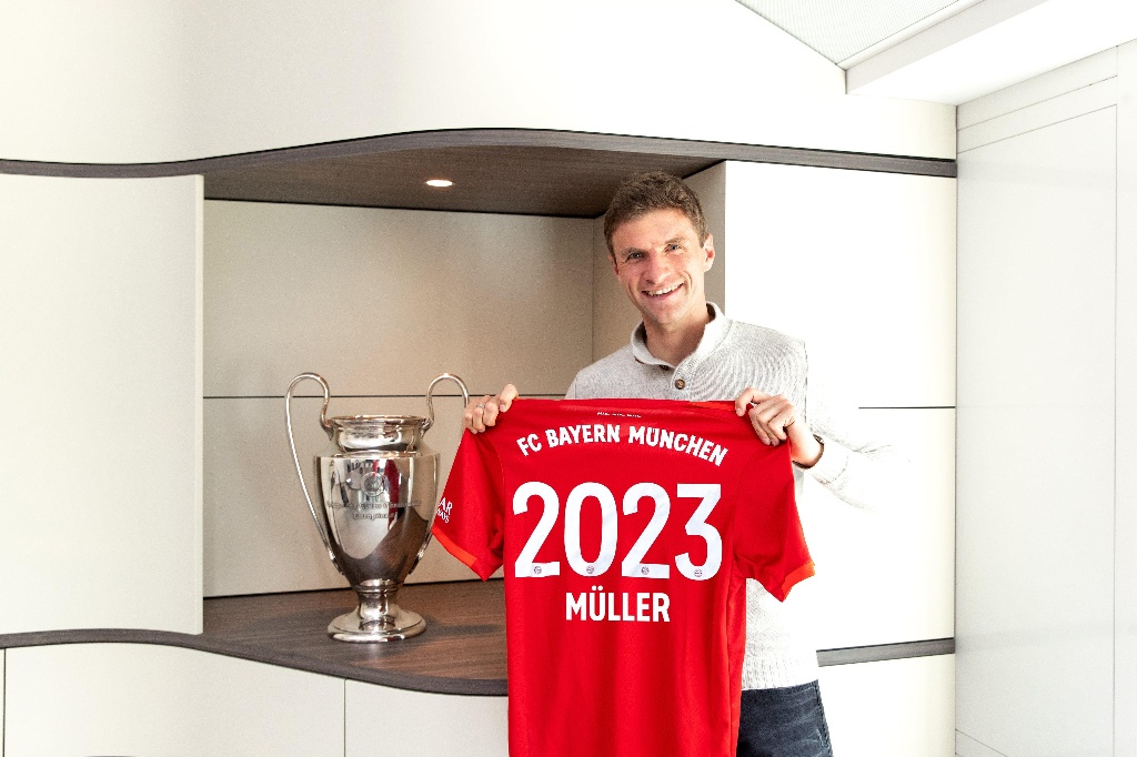 Thomas Müller renueva con Bayern Múnich hasta 2023