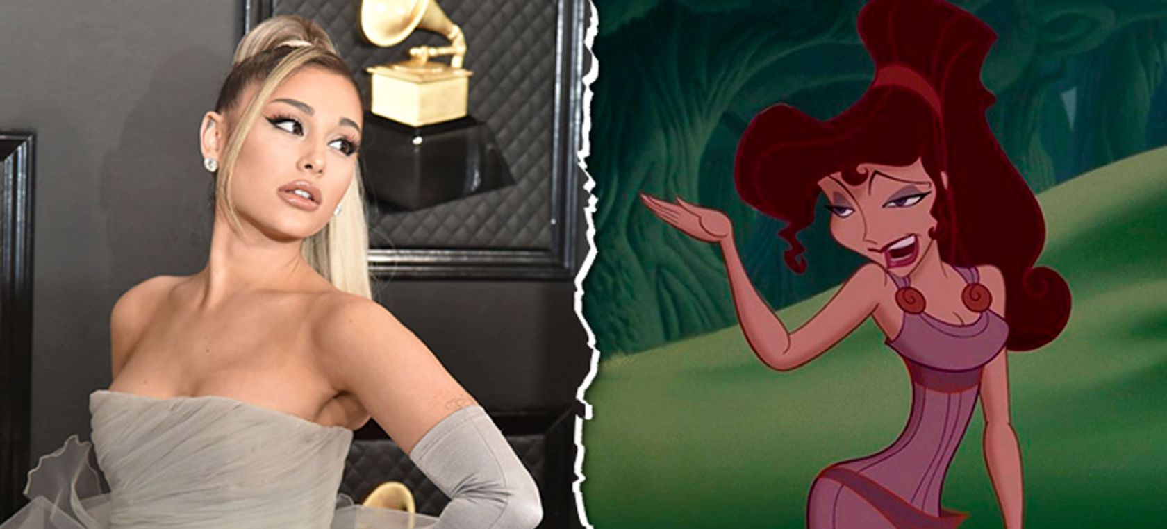 Ariana Grande es la nueva Megara ¡Agárrate Tatiana!