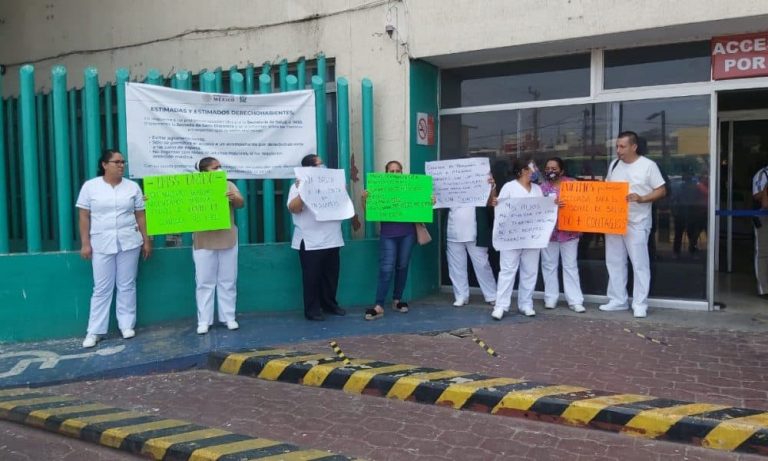 Enfermeras del IMSS clínica 71 en Veracruz dan positivo al Covid-19