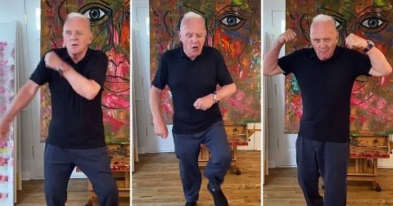 ¡Anthony Hopkins se vuelve loco en Tik Tok!... baila hip-hop