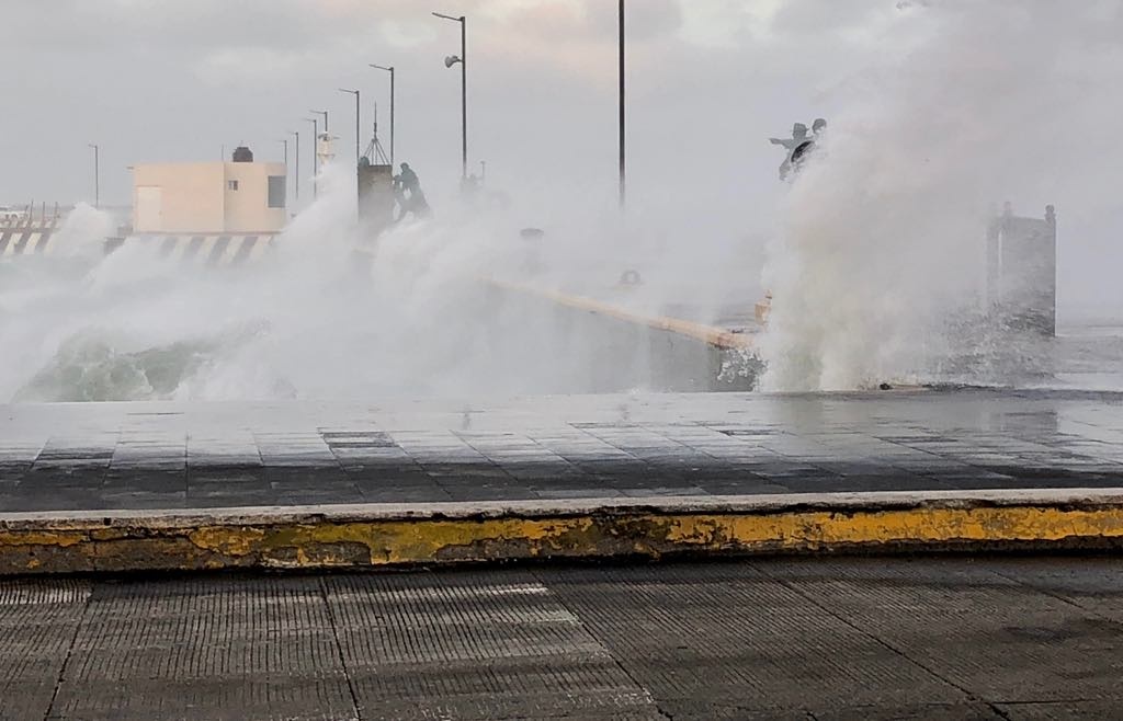 Continúa norte en Veracruz con rachas de 75 a 80 km/hora