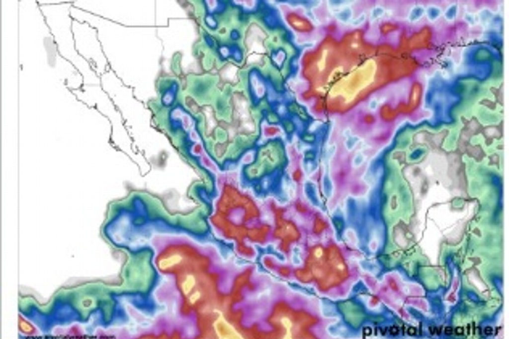 Actualizan Aviso Especial por temporal lluvioso en el estado de Veracruz