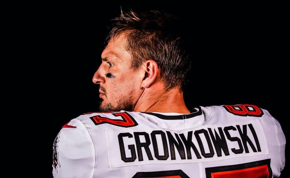 Así luce Rob Gronkowski con su uniforme de los Buccaneers