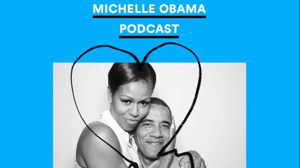 Michelle Obama estrena pódcast en Spotify con invitado de lujo