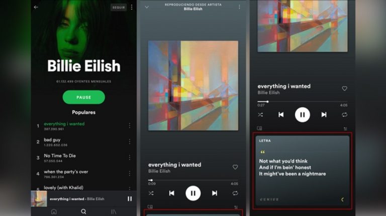 Spotify integra función de letras de canciones en asociación