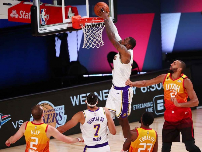 Lakers lideran el Oeste tras derrotar al Jazz 116-108