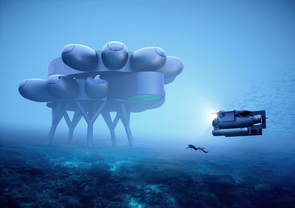 Proteus, la versión submarina de la Estación Espacial Internacional en el mar Caribe