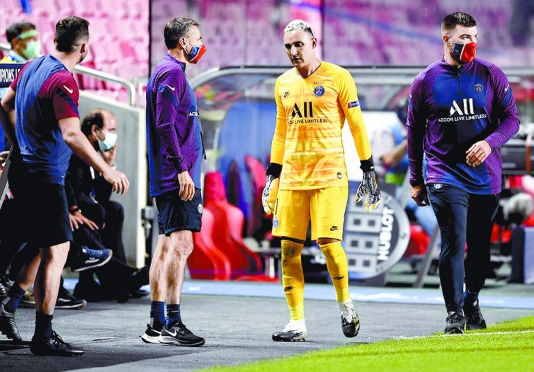 Navas volvió a los entrenamientos con el PSG