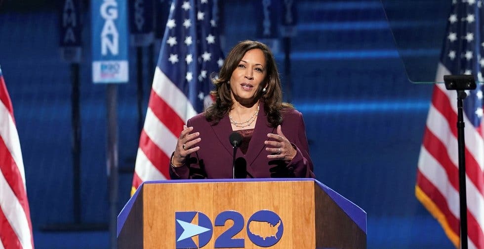 Kamala Harris acepta nominación de vicepresidenta por parte de Joe Biden