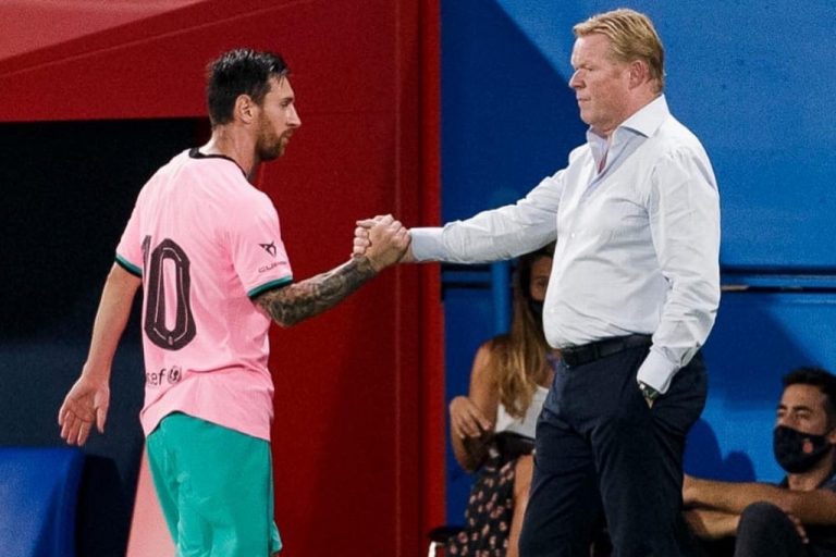 Ronald Koeman quiere que Messi brille en su Barcelona