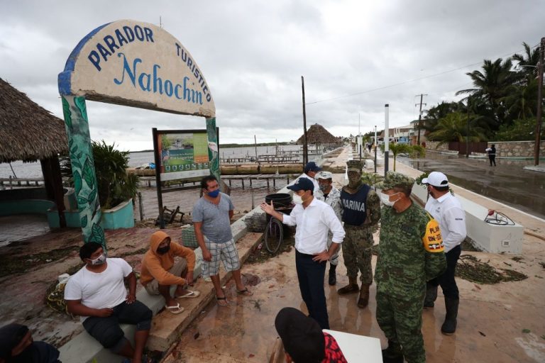 Reporta PC saldo blanco en Yucatán y Quintana Roo por huracán "Delta"