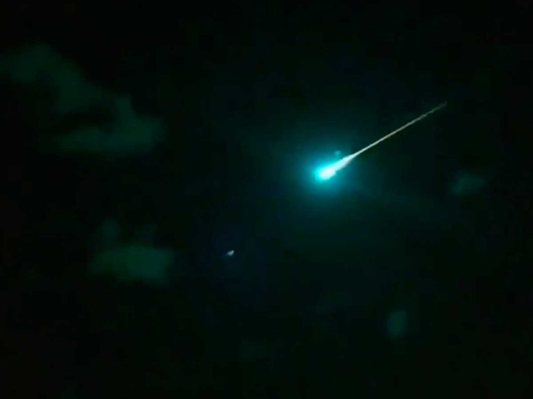 Así de espectacular se vio el meteorito en Monterrey