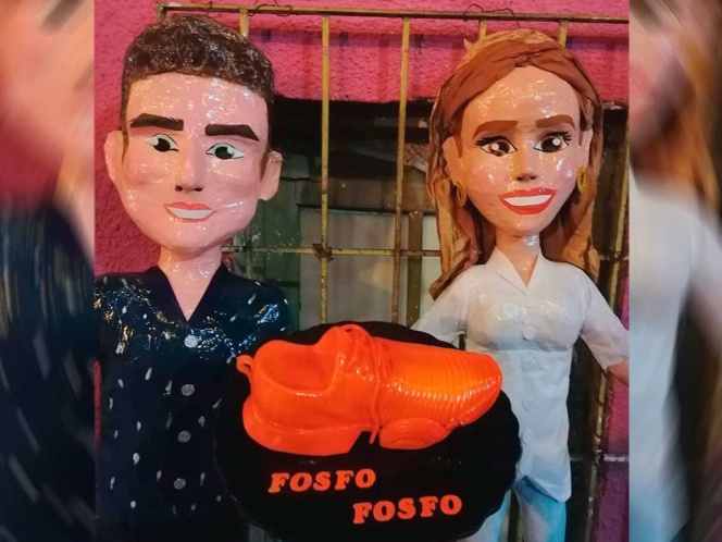 Hasta en piñata Samuel García presume sus 'fosfo, fosfo'