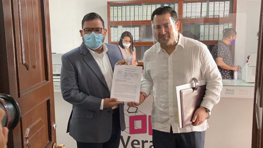 Morena Veracruz interpone queja contra Sergio Hernández por actos anticipados