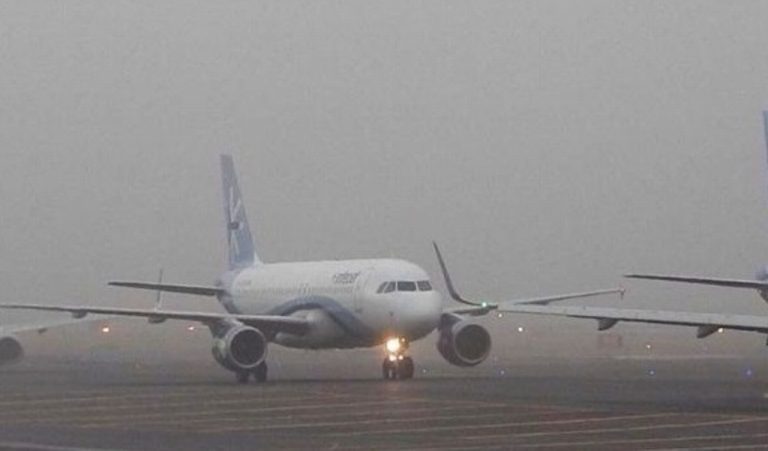 Suspenden actividad en aeropuerto de la CDMX por niebla