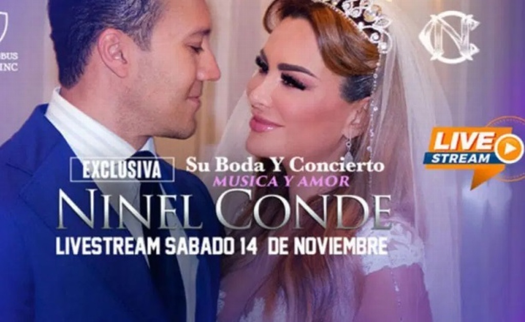 Mediante pago por evento, Ninel Conde difundirá video de boda