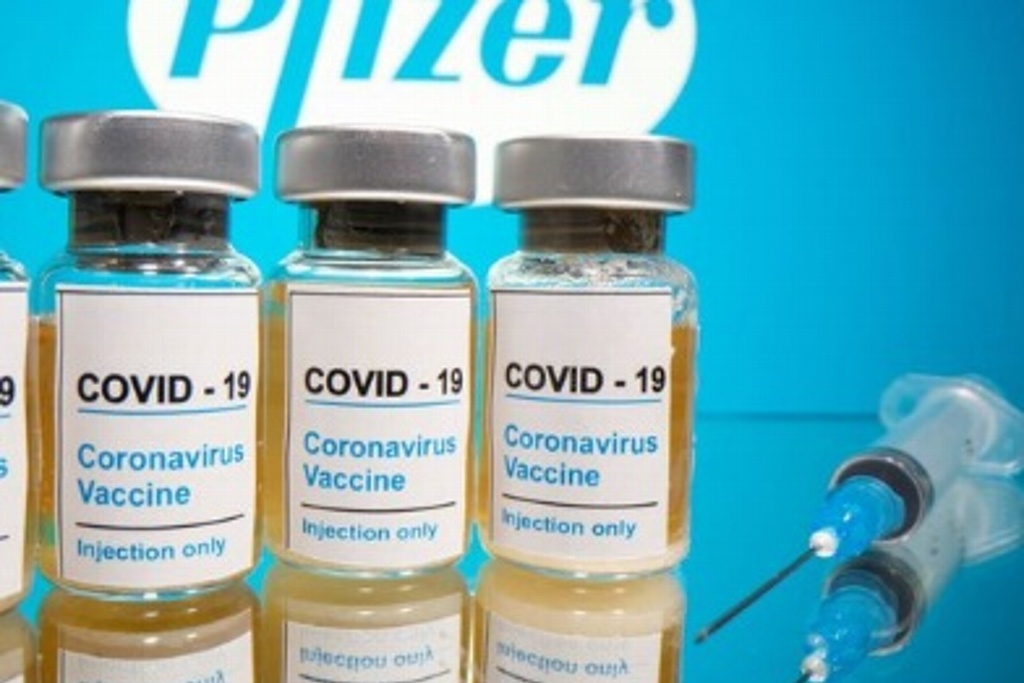 Vacuna contra COVID, con eficacia del 95%: Pfizer