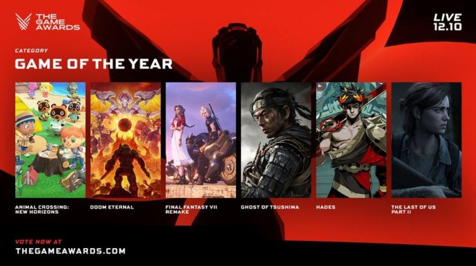 The Game Awards 2020 revela a los candidatos al juego del año