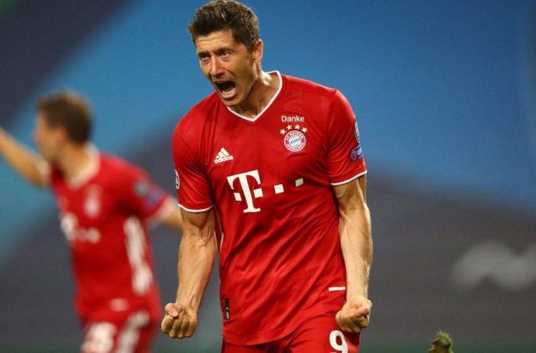 Lewandowski: No sé si estoy en la misma mesa que Messi y Cristiano