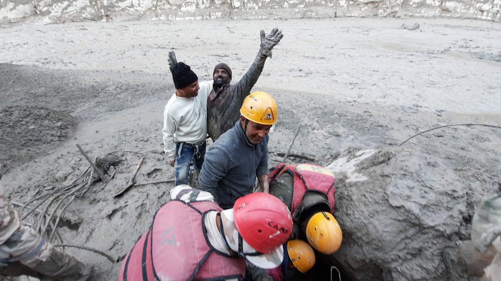 India: Mueren nueve tras avalancha de agua y lodo