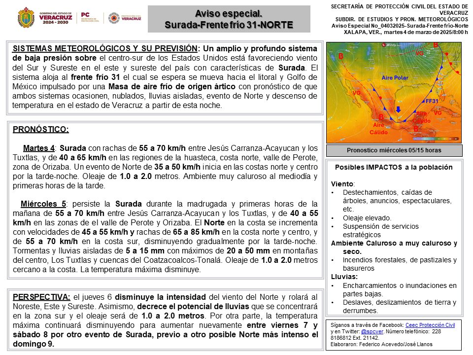 clima el clarín veracruzano