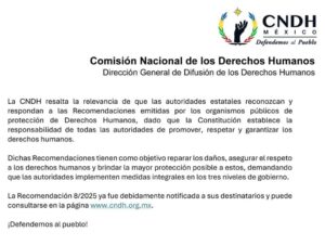 CNDH EL CLARIN. VERACRUZANO